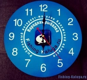 Часы настенные "Народная рыбалка"
