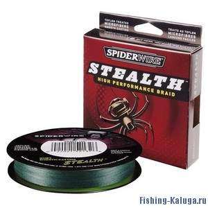 Леска плетеная SPIDERWIRE "Stealth Green" 0.10mm (137m)(6.2kg)(темно-зеленая)