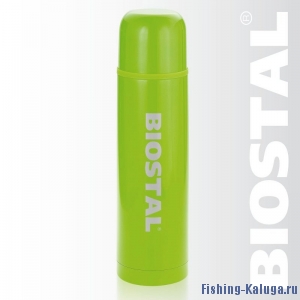         Термос Biostal NВ-1000 С 1,0л  (узкое горло, кнопка) Зеленый